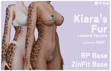 Kiara's Fur (Leopard Texture) - RP Base and ZinFit Base