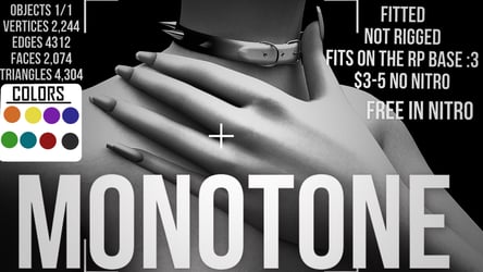 monotone choker(nitro asset)