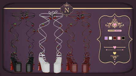 [Nitro Freebie ] CHERRY HEELS | RIGGED + BONES