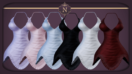 [Nitro Freebie ] FRILL DRESS | RIGGED
