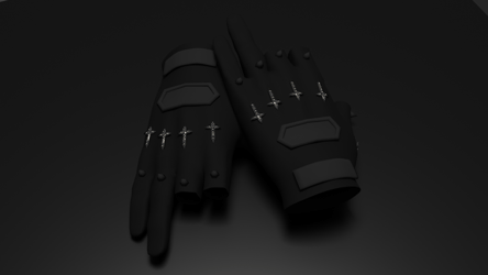 Spiked Gloves