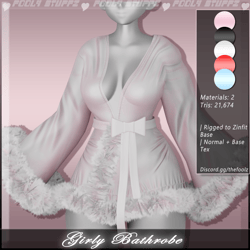 Girly Bathrobe ♡ [Commercial Use]