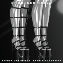 Shuriken Heels - Commercial Use
