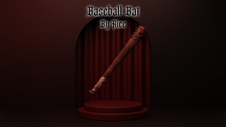 Baseball bat with nails