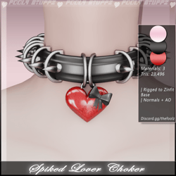 Spiked Lover Choker ♡ [Commercial Use]