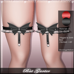 Bat Garter ♡ [Commercial Use]