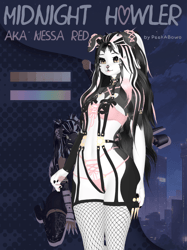 Midnight Howler aka Nessa Red (HUMAN + FURRY)