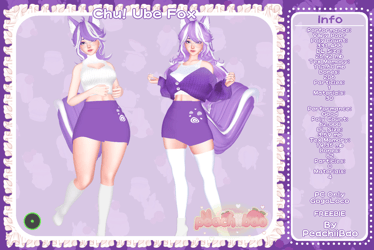 Chu!Ube Fox! FREE (3.0 VRChat Avatar) SFW / PC Only