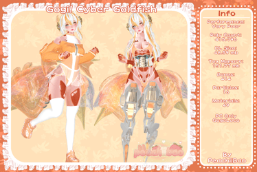 !UPDATE #2! Gogi! Cyber Fish (3.0 VRChat Avatar) PC Only