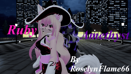 Ruby and Amethyst Deira VRChat Avatars