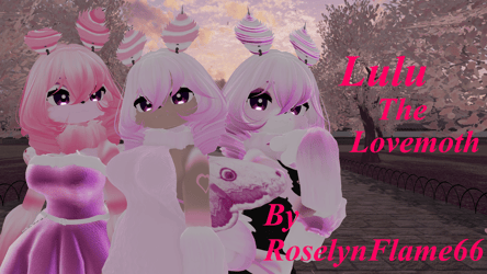Lulu the LoveMoth VRChat Deira Avatar