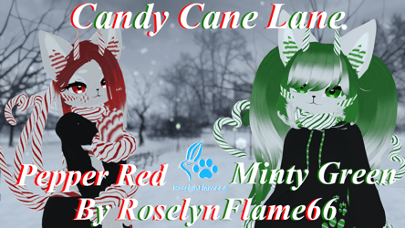 Candy Cane Lane Deira VRChat Avatars