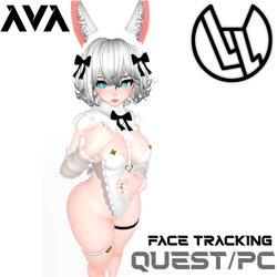 Ava Bunny Maid! Femboy Toggle! Face Tracking! (Version 1.17)(PC/Quest)