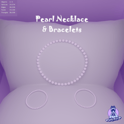 Pearl Necklace & Braclets ( FREE ON GUMROAD )