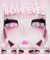 bow eyes ୨୧ ♡.*