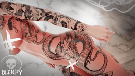 Hiss Tattoo Texture RP Base