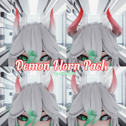 Demon Horn Pack - Commercial Use (Server Freebie)