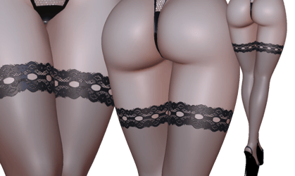 -FREE- Body Stockings Texture Zin Fit
