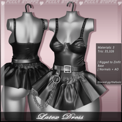 Latex Dress ♡ [Commercial Use]