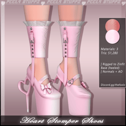 Heart Stomper Shoes ♡ [Commercial Use]