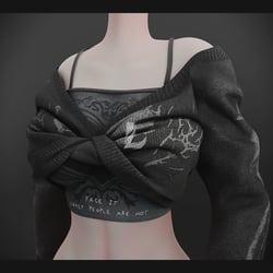 KNOTTED SWEATER (Personal and Commercial)