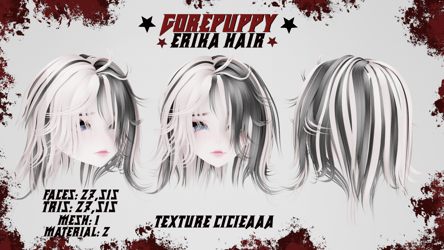 Erika Hair (Commercial License)