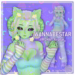 WannaBeStar || VRCHAT Avatar (PC Only)