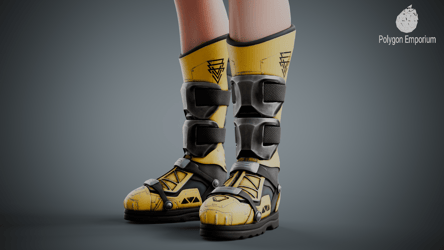 Tech Wear Amar Tactical Boots skin texture pack