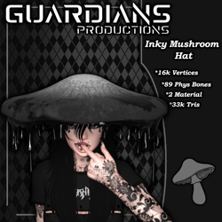 Inky Shroom Hat