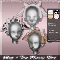 Sheep Princess Ears ♡ [Commercial Use]