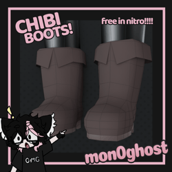 ‎𐙚Chibi boots꩜ .ᐟ