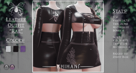 Leather Outfit "Rae"