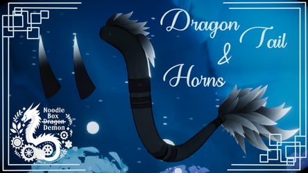 Dragon - Tail & Horns - 3D Model