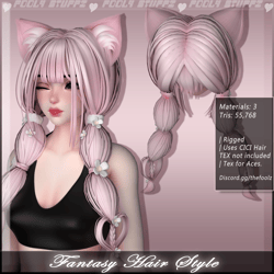 Fantasy Hairstyle ♡ [Commercial Use]