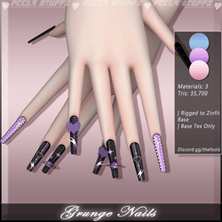 Grunge Nails ♡ [Commercial Use]