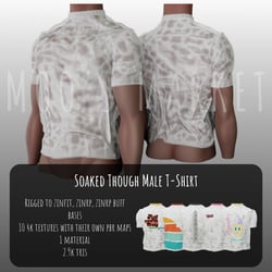 Soaked Through Male T-Shirt