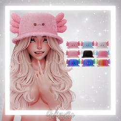 ♡ axolotl bucket hat ♡