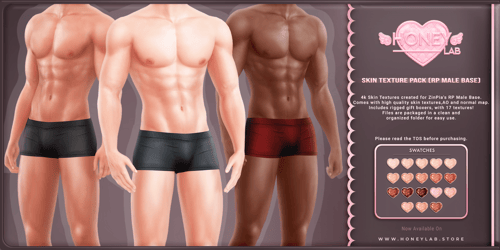 Honeylab Skin Texture Pack (RP Male Base)
