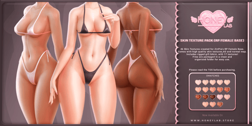 Honeylab Skin Texture Pack (RP Female Base)