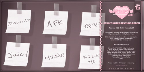 Sticky Notes Texture Add On