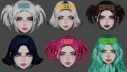 Amelia Head -  Makeup 20 Looks