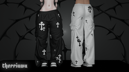 Matching baggy pants