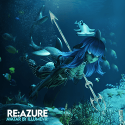 " RE: AZURE " --- 3.0 VR Model + VRCFT/GOGO/VRCFURY