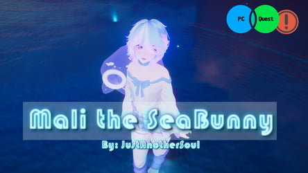 Mali the SeaBunny! (Genderfluid! PcQuest! SPS!) (Face Tracking Update!)