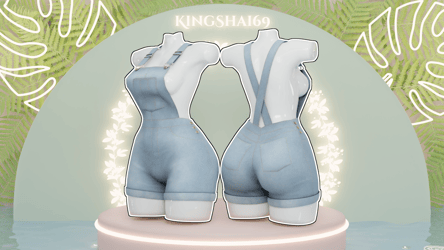 Denim Overalls  [Human+Furry]