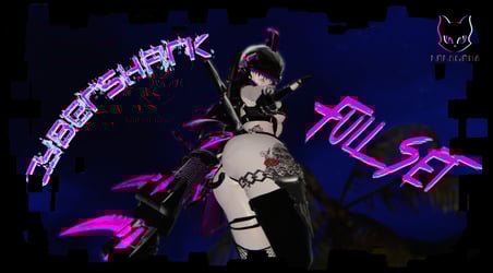 Cyber Shark Set VRChat | Full Set