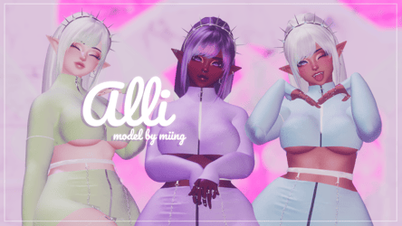 Alli by Miing 💗 Free Optimized VRChat Avatar