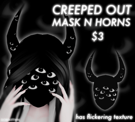 Creeped Out Mask n Horns ♡.*
