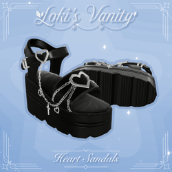˗ˏˋ ꒰ " Heart Sandals - NITRO " ꒱ ˎˊ˗