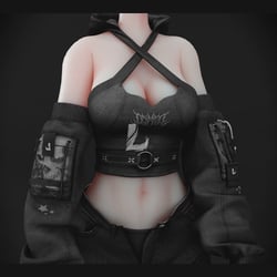 CYBERGOTH HOODIE (Personal and Commercial)
